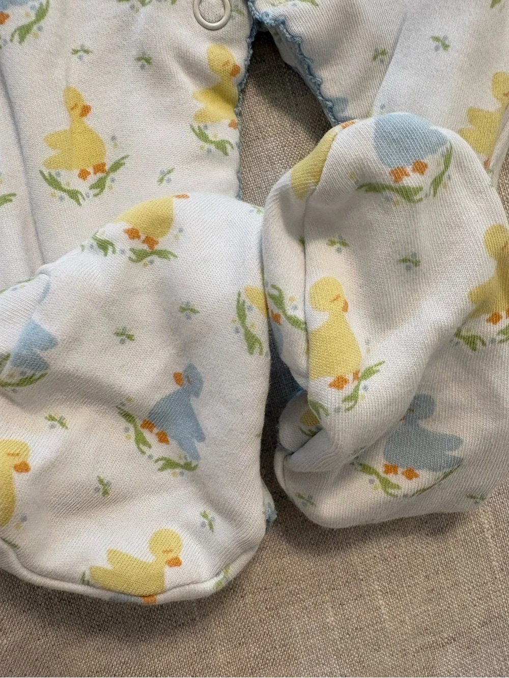 The Proper Peony Pima Cotton Duck Footed Pajamas